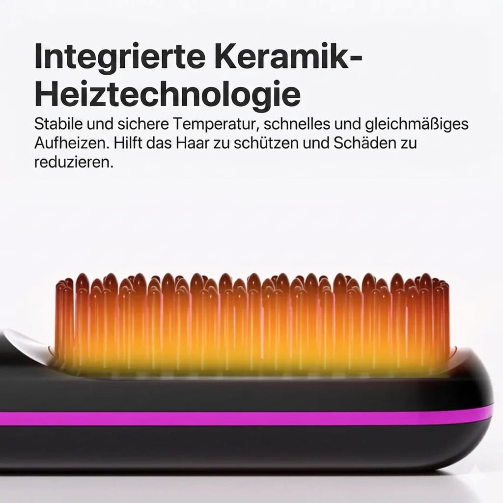 Die ERSTE intelligente Haarbürste für kurze Haare