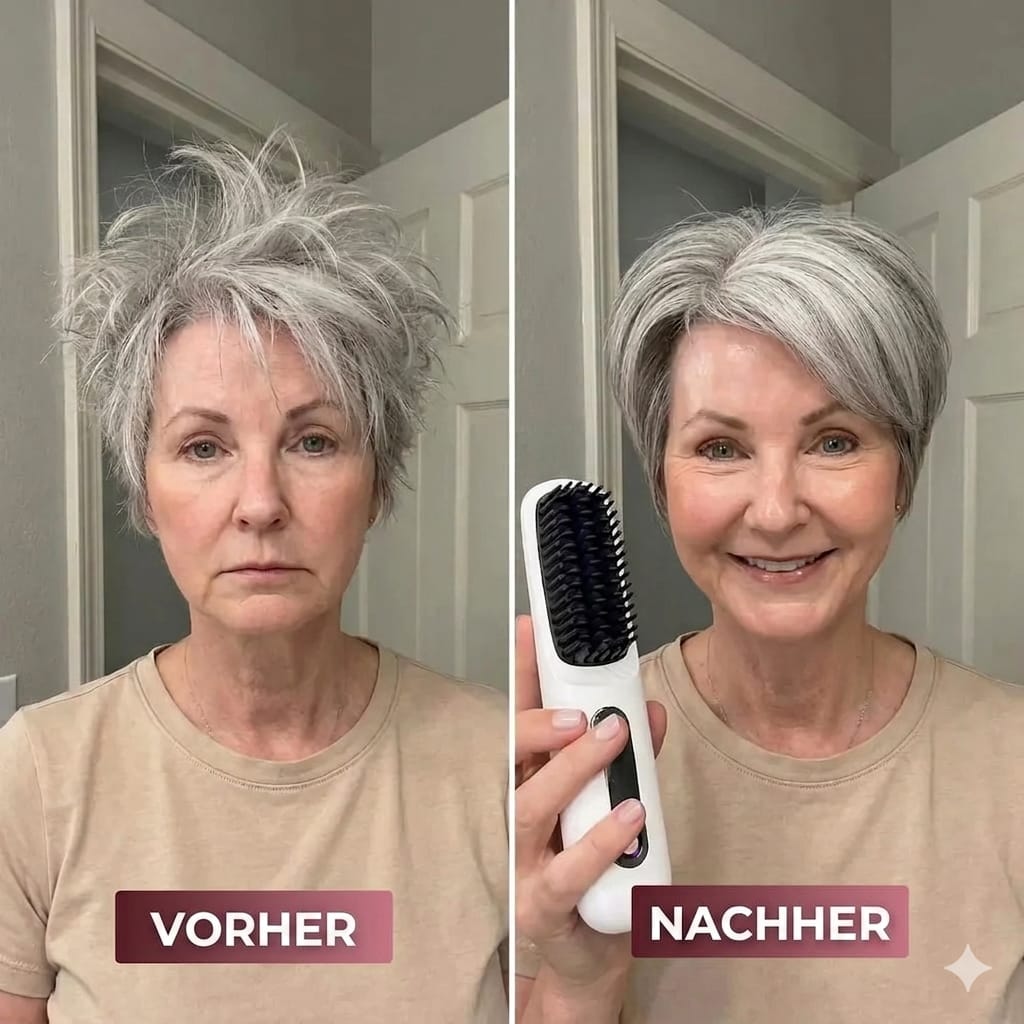 Die ERSTE intelligente Haarbürste für kurze Haare